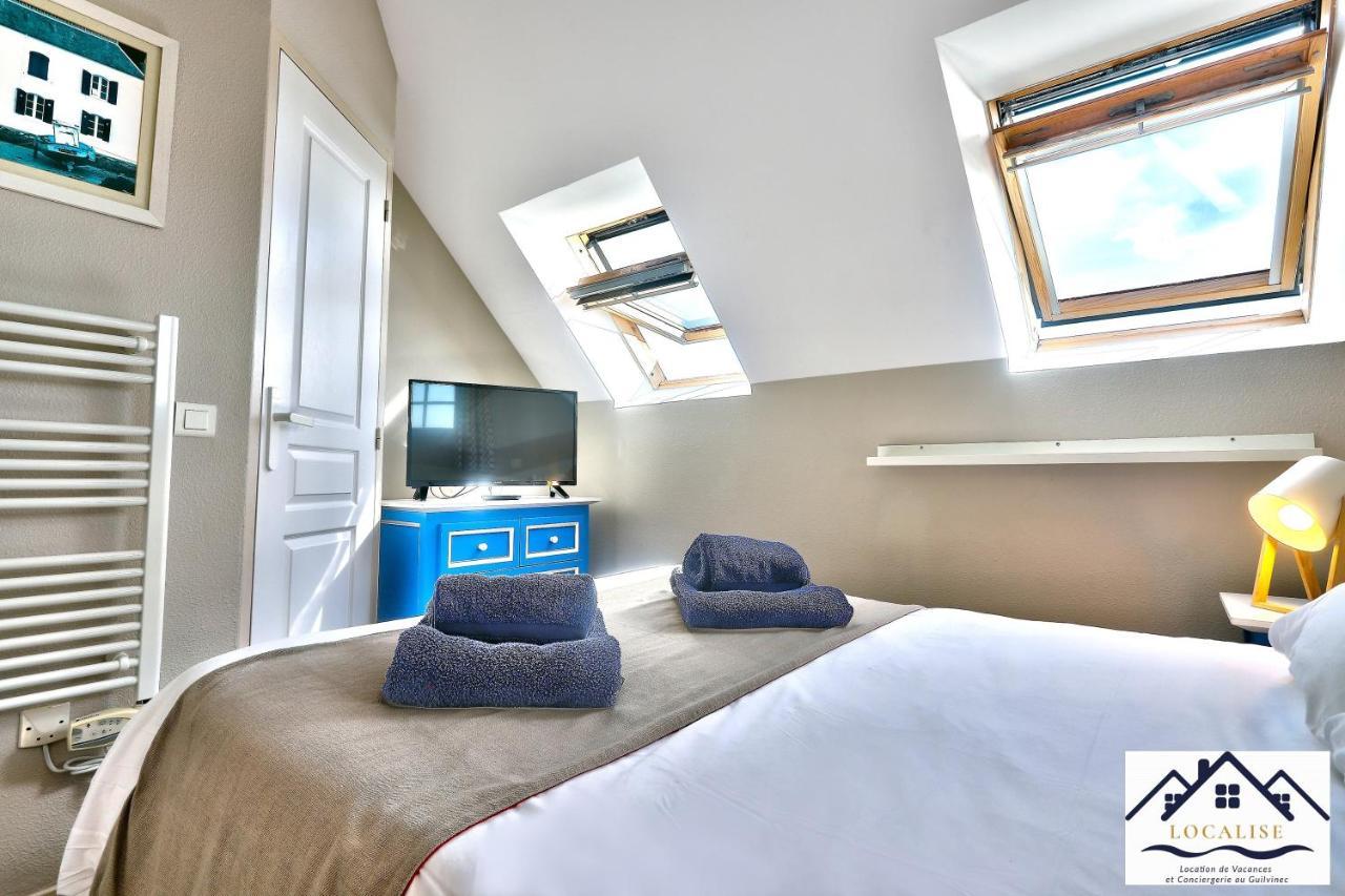 Localise Au Guilvinec - A22 - Belle Vue Sur La Mer, La Piscine Et Le Jardin - Tout A Pied, Plages, Port, Centre, Commerces, Marche - Wifi Inclus - Animaux Bienvenus - Linge De Lit Inclus Dış mekan fotoğraf